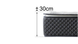 Colchón Alta Gama Amsterdam 30 cm, Viscolátex Premium... 2