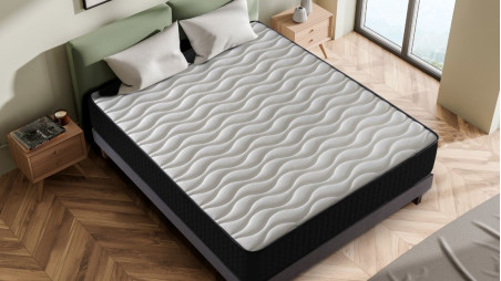 Colchón de Viscogelfresh César, 30 cm de Altura, Antiestrés y Anti Insomnio