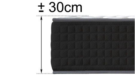 Colchón de Viscogelfresh César, 30 cm de Altura, Antiestrés y Anti Insomnio