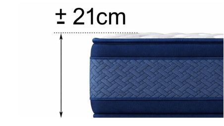 Colchón Viscoelástico GRAND BLEU de 21 cm | Máximo Confort para un Descanso Óptimo