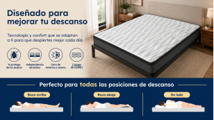 Colchón Onyx supersuave de visco Airflex efecto nube - 20... 2