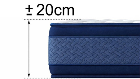 Pack Ahorro Colchón 20 cm GRAND BLEU Visco + Somier KIT | Alta Gama